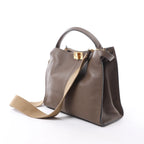 Fendi Peekaboo X-light Leather 2Way Handbag in Brown 8BN310