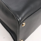 Fendi Peekaboo X-light Large Leather Handbag in Black 8BN304