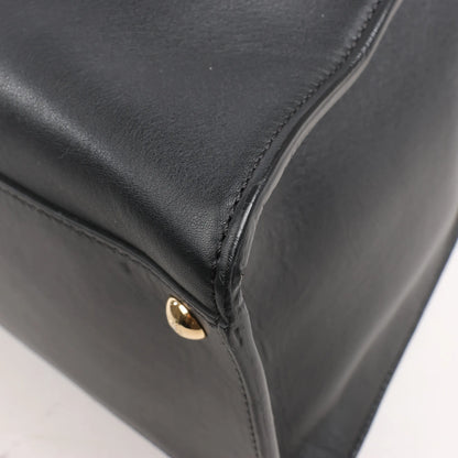 Fendi Peekaboo X-light Large Leather Handbag in Black 8BN304