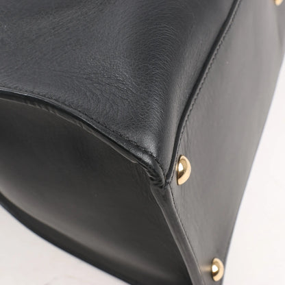 Fendi Peekaboo X-light Large Leather Handbag in Black 8BN304