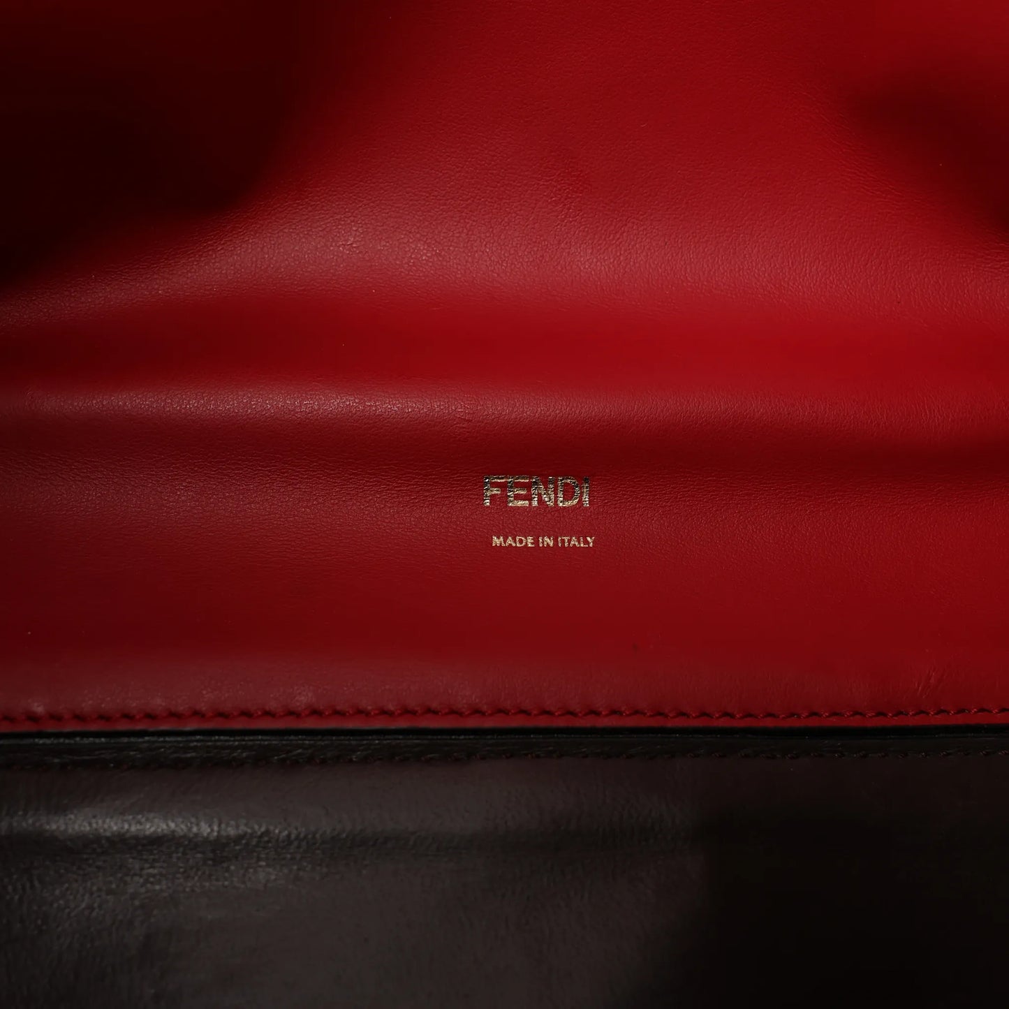 Fendi Peekaboo X-light Large Leather Handbag in Black 8BN304