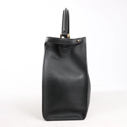 Fendi Peekaboo X-light Large Leather Handbag in Black 8BN304