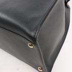 Fendi Peekaboo X-light Large Leather Handbag in Black 8BN304