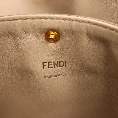 Fendi Peekaboo X-light Large Leather Handbag in Brown 8BN304