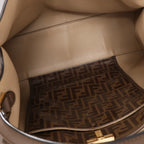 Fendi Peekaboo X-light Large Leather Handbag in Brown 8BN304