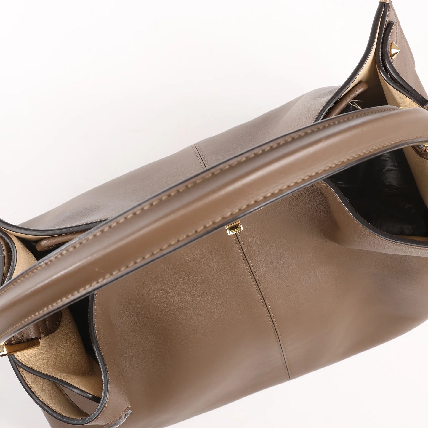 Fendi Peekaboo X-light Large Leather Handbag in Brown 8BN304