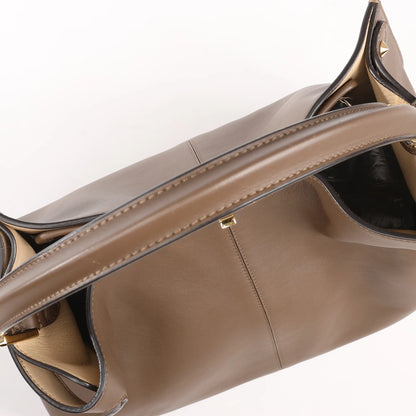 Fendi Peekaboo X-light Large Leather Handbag in Brown 8BN304