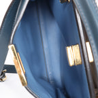 Fendi Peekaboo Essentially Leather 2Way Handbag in Blue 8BN302