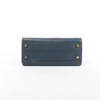 Fendi Peekaboo Essentially Leather 2Way Handbag in Blue 8BN302