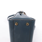 Fendi Peekaboo Essentially Leather 2Way Handbag in Blue 8BN302