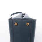 Fendi Peekaboo Essentially Leather 2Way Handbag in Blue 8BN302
