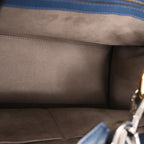 Fendi Runaway Leather 2Way Handbag in Blue 8BH344