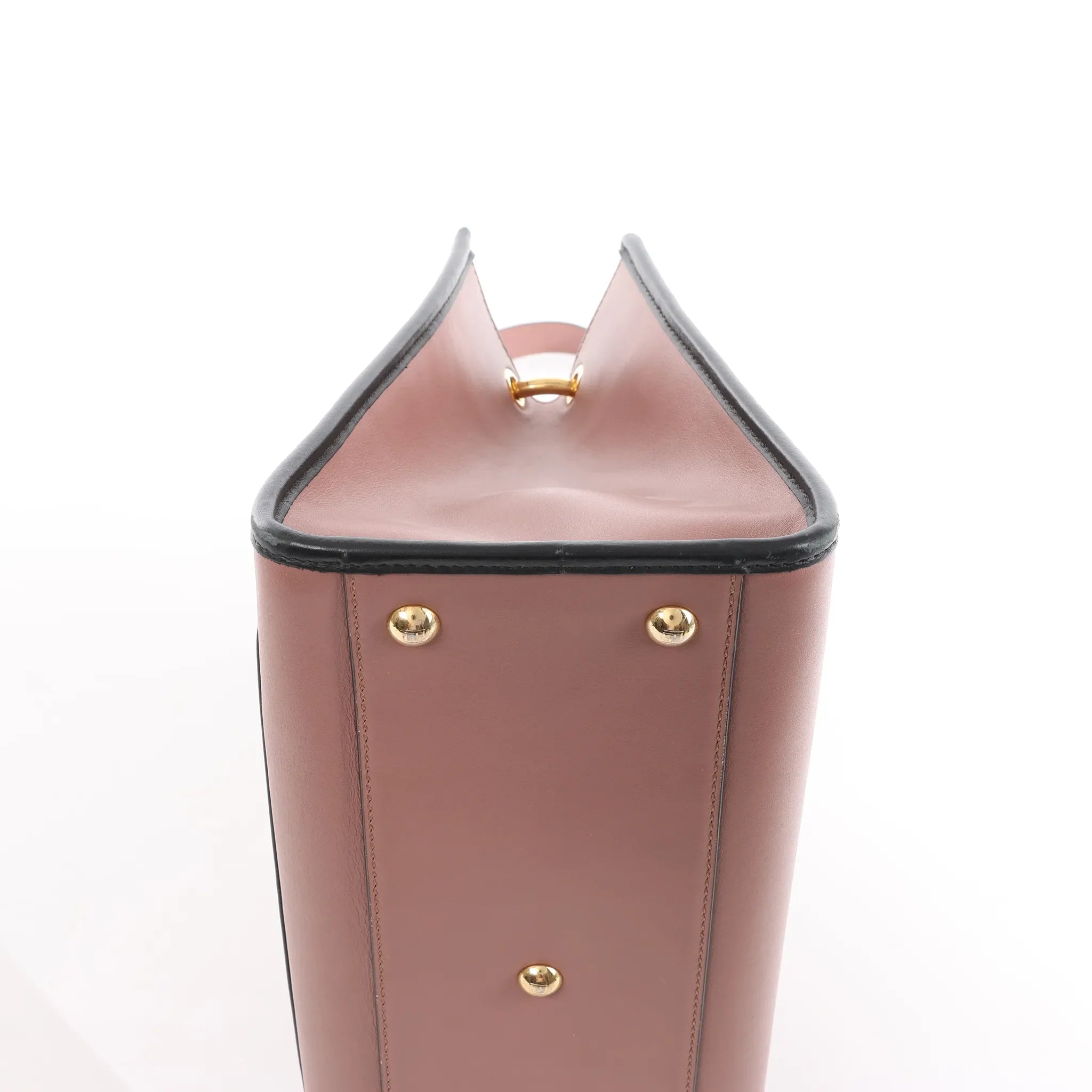 Fendi Runaway Leather 2Way Handbag in Pink 8BH344