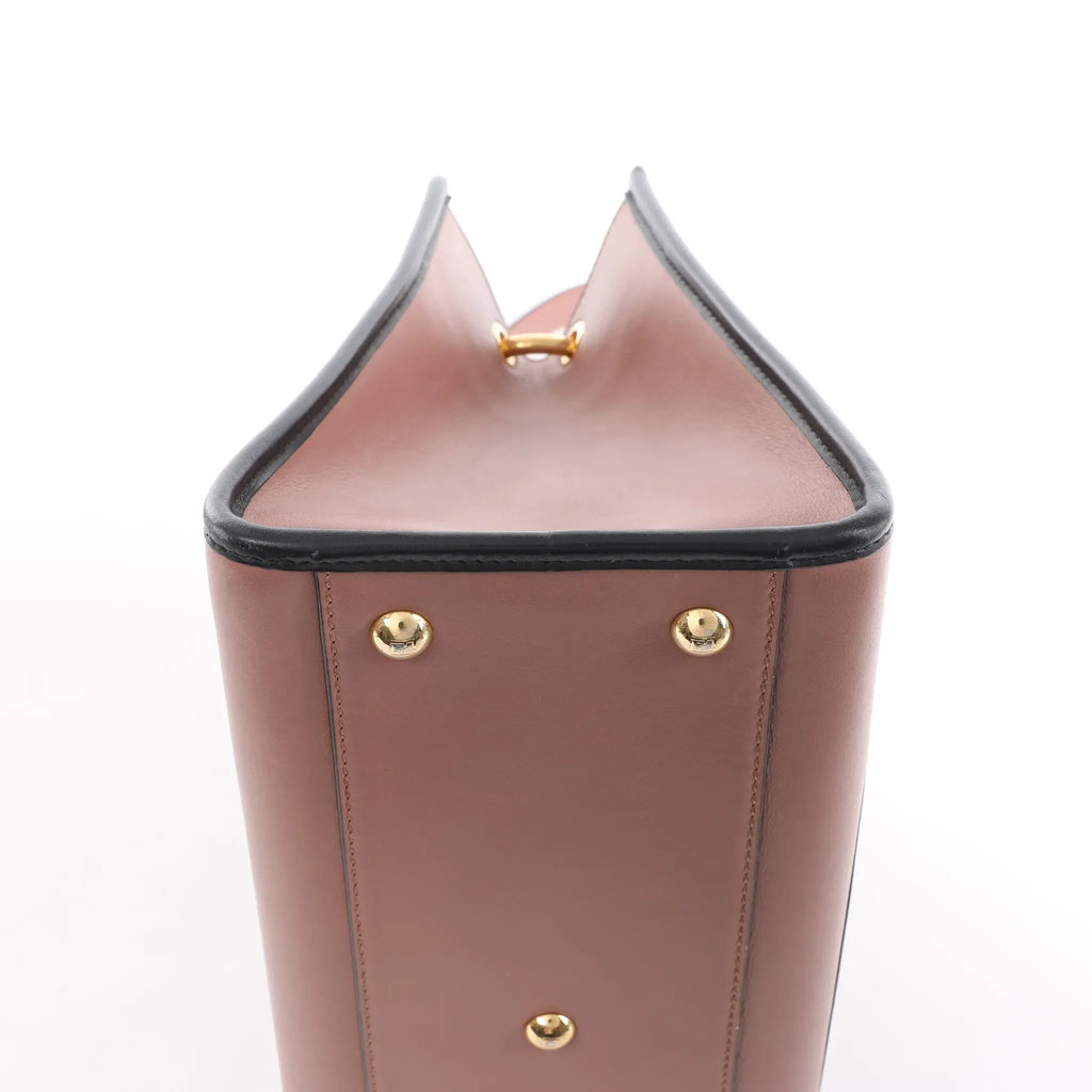 Fendi Runaway Leather 2Way Handbag in Pink 8BH344