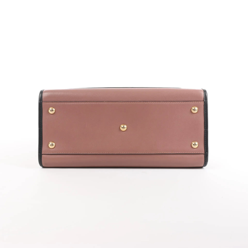 Fendi Runaway Leather 2Way Handbag in Pink 8BH344