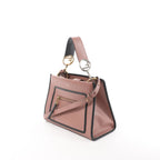 Fendi Runaway Leather 2Way Handbag in Pink 8BH344