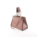 Fendi Runaway Leather 2Way Handbag in Pink 8BH344