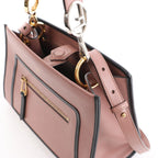 Fendi Runaway Leather 2Way Handbag in Pink 8BH344