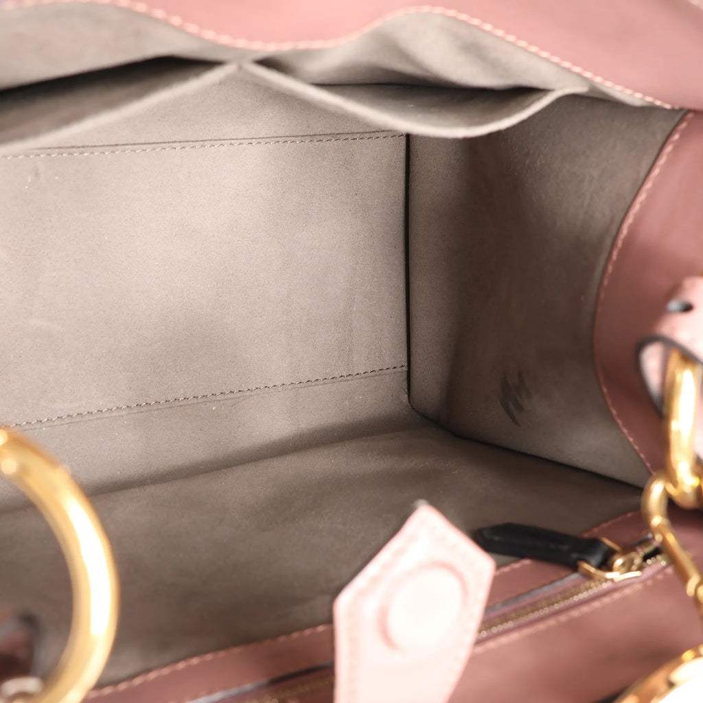 Fendi Runaway Leather 2Way Handbag in Pink 8BH344