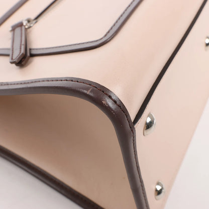 Sac à main Fendi Runaway en cuir beige poudré 8BH344