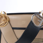 Bolso de mano Fendi Runaway de piel bidireccional en rosa 8BH344