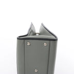 Fendi Runaway Leather Handbag in Green 8BH344