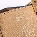 Fendi Selleria FF Medium Leather 2Way 2Way Handbag in Brown 8BH368