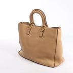 Fendi Selleria FF Medium Leather 2Way 2Way Handbag in Brown 8BH368