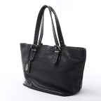 Fendi Carla Selleria Leather Handbag in Black 8BH135