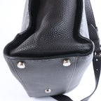 Fendi Selleria Peekaboo Leather 2Way Handbag Gray 7VA388