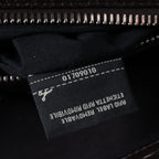 Fendi Selleria Peekaboo Leather 2Way Handbag Gray 7VA388