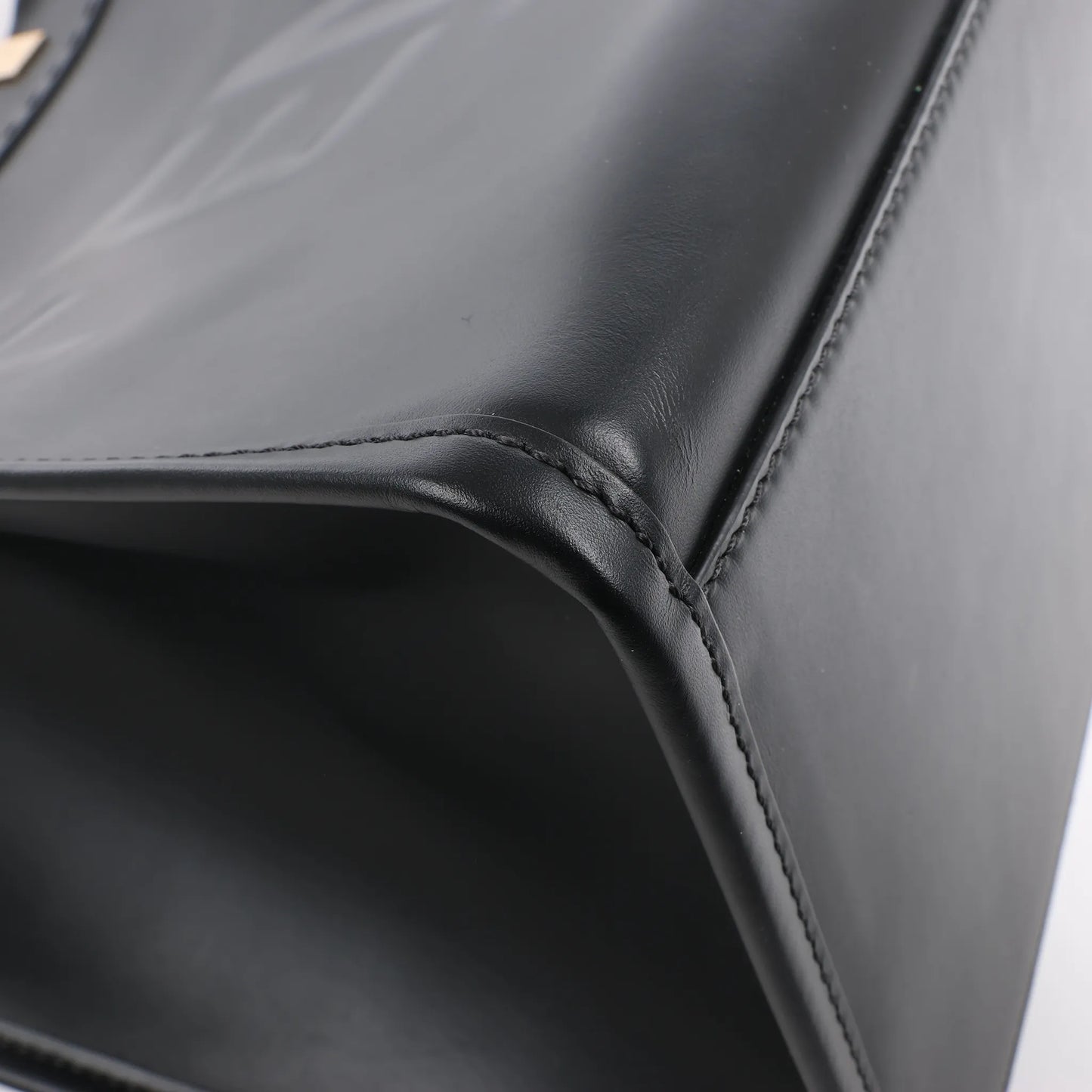 Grand sac à main en cuir Fendi Sunshine noir 8BH372