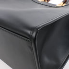 Fendi Sunshine Large Leather Handbag in Black 8BH372