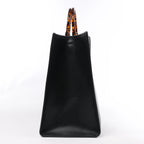 Fendi Sunshine Large Leather Handbag in Black 8BH372