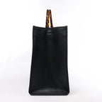 Fendi Sunshine Large Leather Handbag in Black 8BH372