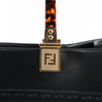 Fendi Sunshine Large Leather Handbag in Black 8BH372