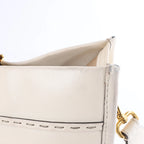 Fendi Sunshine Medium Leather 2Way Handbag in Beige 8BH386