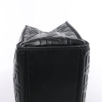 Fendi Sunshine Medium Leather 2Way Handbag in Black