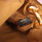 Bolso de hombro FENDI de ante y piel en color negro