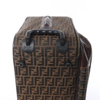 Fendi Zucca Canvas & Leather Travel Bag in Brown