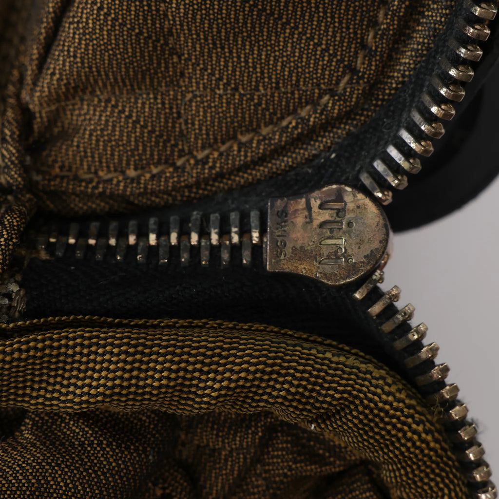 Fendi Zucca Canvas & Leather Travel Bag in Brown