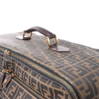 Fendi Zucca Canvas & Leather Travel Bag in Brown
