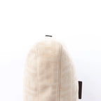 FENDI Mamma Baguette Canvas & Leather Shoulder bag in Beige
