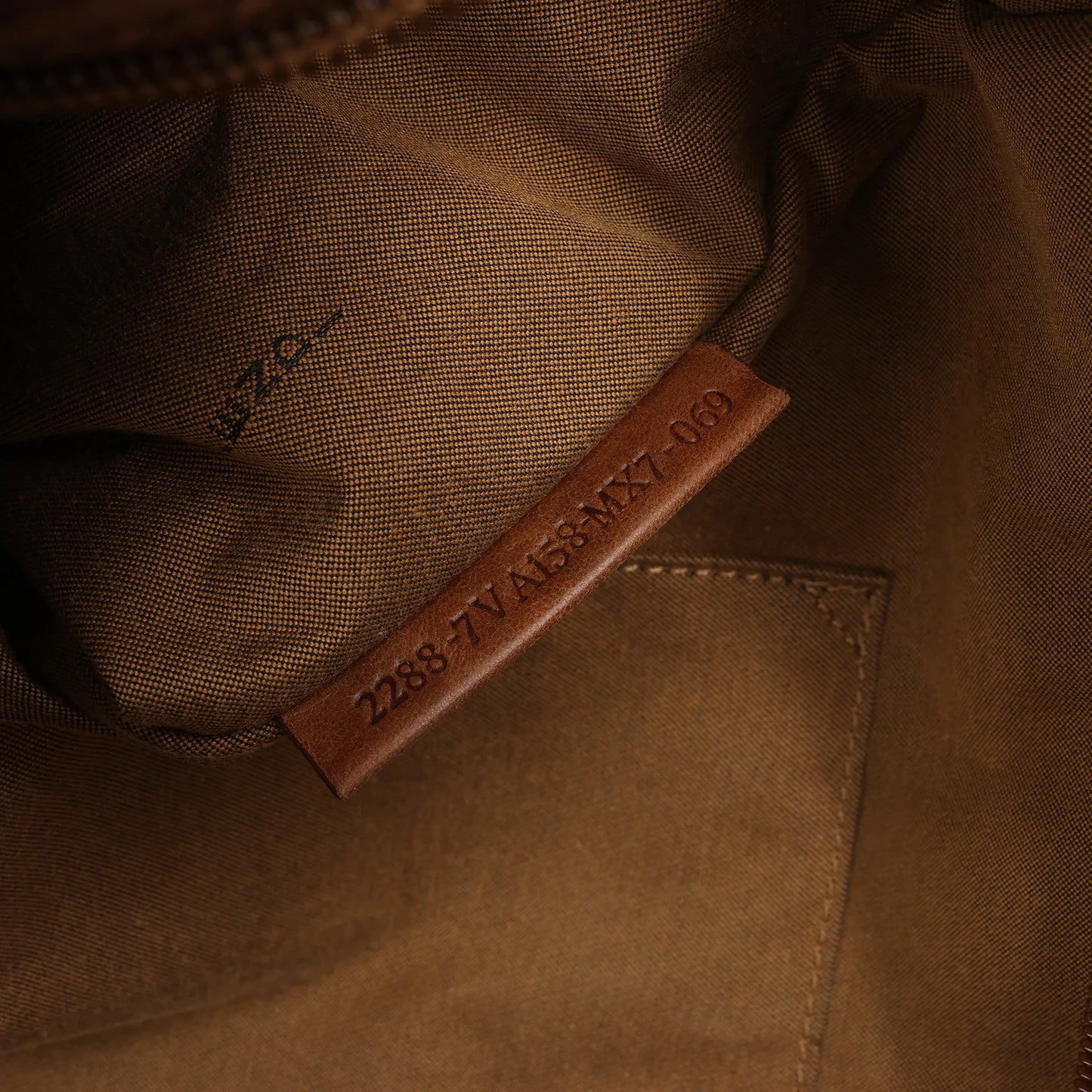 FENDI Zucca Canvas x Leder 2Way Handtasche in Braun 7VA158