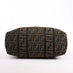 FENDI Zucca Canvas x Leather 2Way Handbag in Brown 7VA158