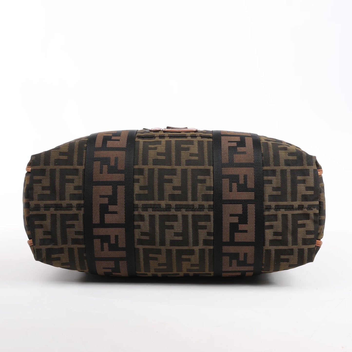 FENDI Zucca Canvas x Leder 2Way Handtasche in Braun 7VA158