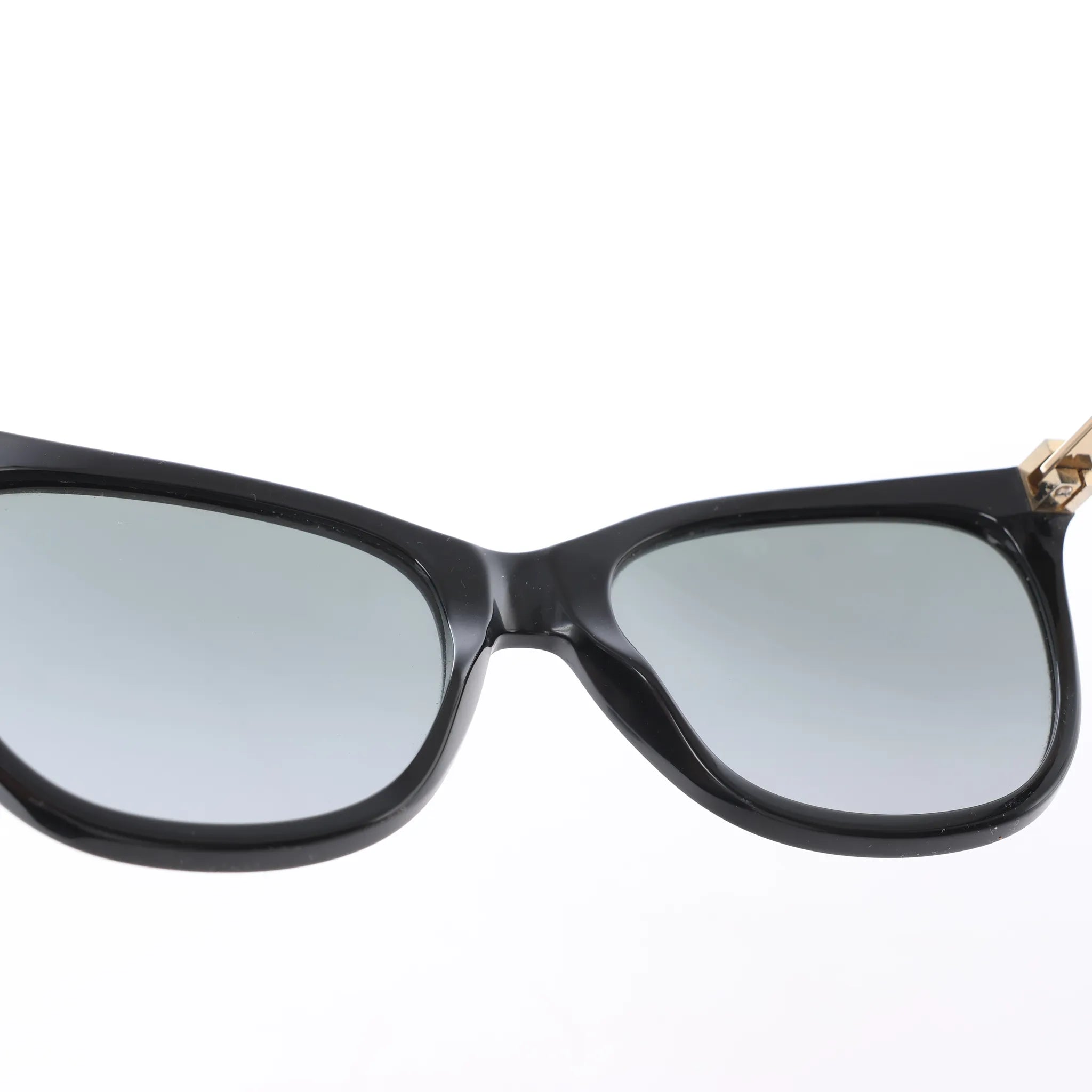 Fendi Zucca FF Logo Wayfarer Sunglasses in Black