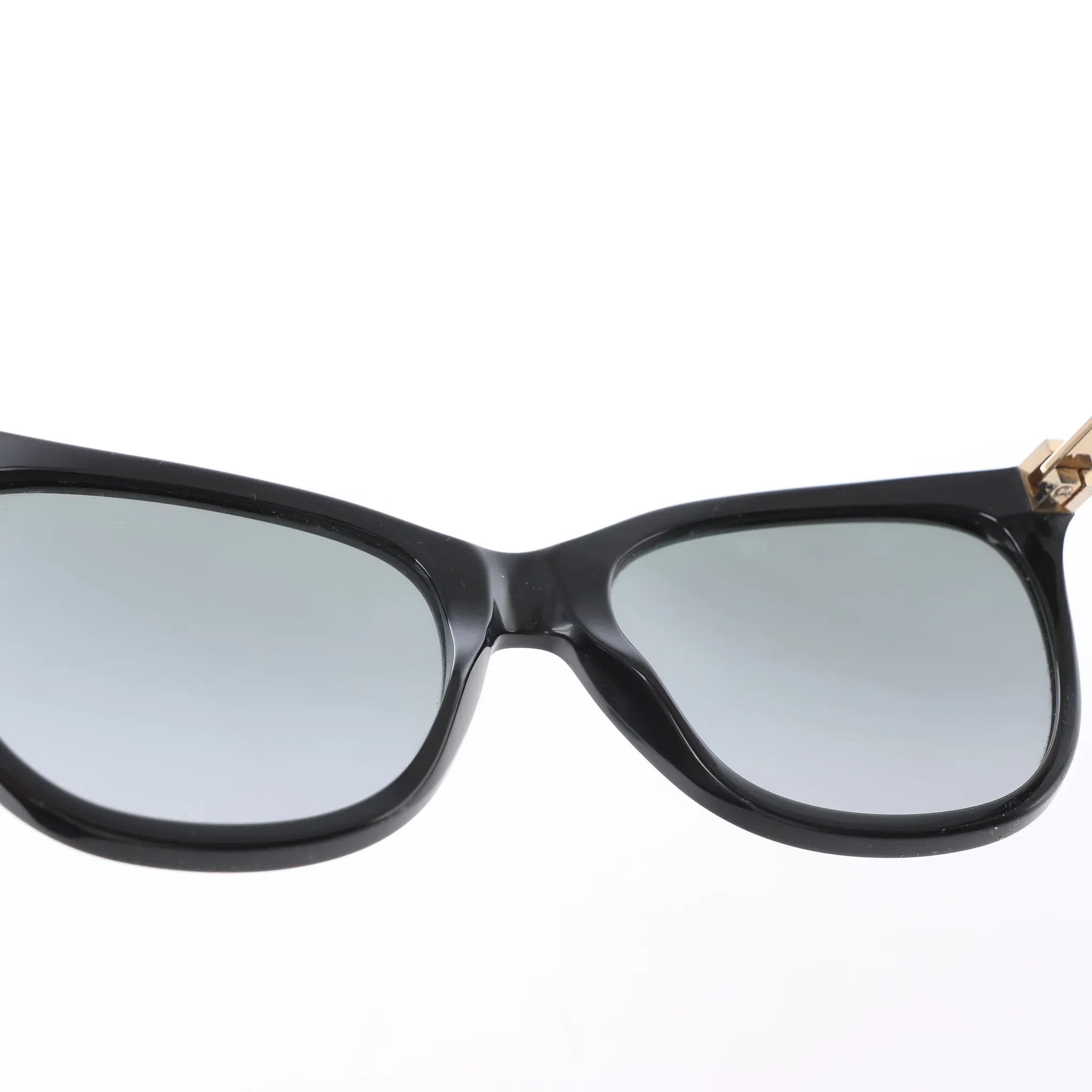 Fendi Zucca FF Logo Wayfarer Sunglasses in Black