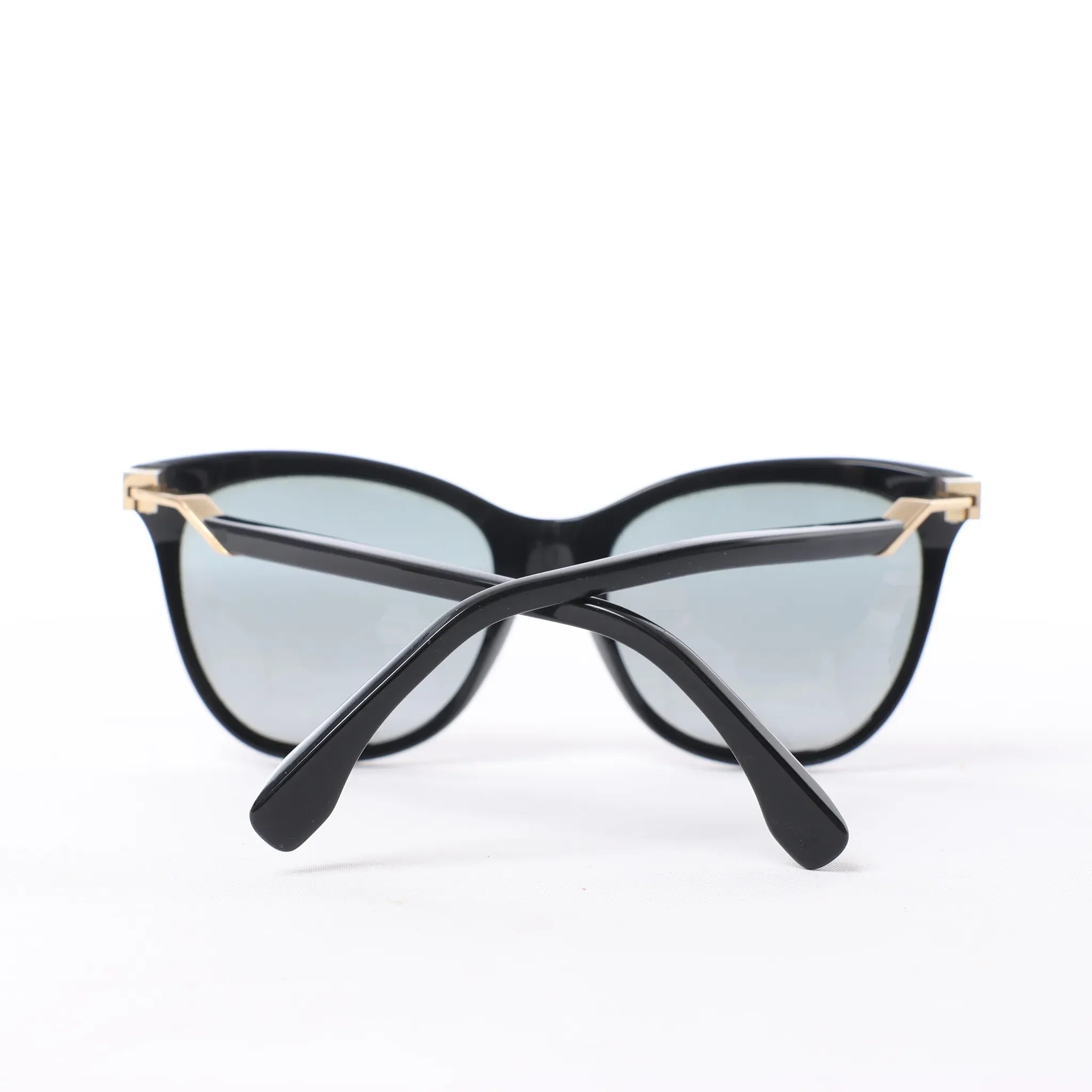 Fendi Zucca FF Logo Wayfarer Sunglasses in Black