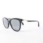 Fendi Zucca FF Logo Wayfarer Sunglasses in Black